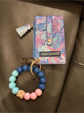 Simply Southern Ocean themed Card & Beaded Wristlet